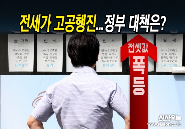 전셋값이 치솟자 집값도 다시 상승세를 타는 분위기다. 문재인 정부는 이를 안정화시키기 위한 대책을 준비 중이지만 관계부처 간 이견으로 제때 발표될지 미지수다 ⓒ 시사오늘