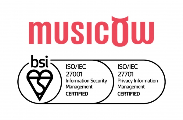 뮤직카우가 최근 ISO27701 인증을 획득했다. 사진은 ISO27001·ISO27701 인증 획득 이미지다. ⓒ사진제공 = 뮤직카우