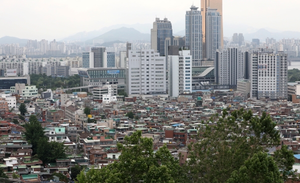 서울시 동작구 노량진동 일대의 모습. ⓒ뉴시스